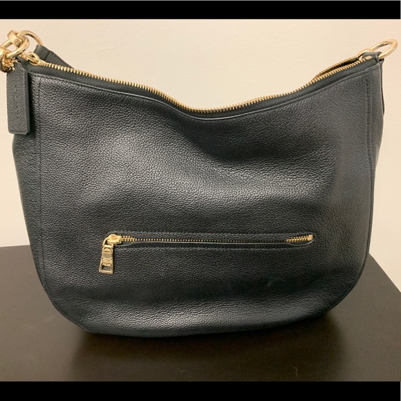 Coach Black Pebbled Shoulder bag - Picture 2 of 8